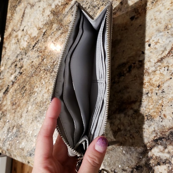 Silver Coach Wristlet/Wallet - Picture 8 of 8